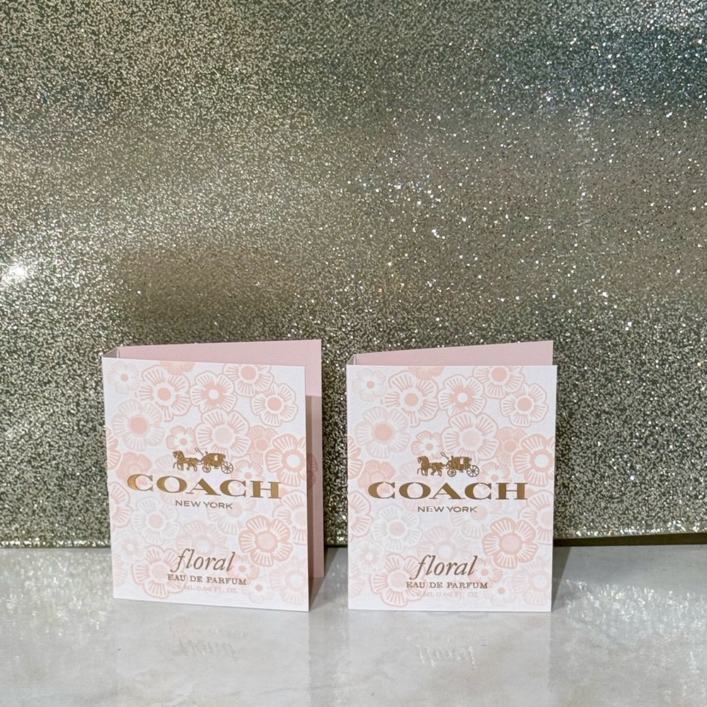 5 for $25 item 🌺 Coach Floral Samples x2